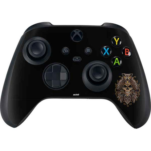 Skull and Owl by Sarah Richter Xbox Series X Skins